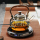 Gaoming (gaoming) ultra-thin electric ceramic stove tea set large capacity glass tea kettle office beam kettle tea stove Moxiang pot + Hengpeng stove