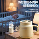 CHIGO health pot hot milk cup for one person health cup boiling camellia tea white fungus hot milk artifact small kettle office boiling cup hot milk cup 0.8L with filter smart model multi-functional stew 0.8L