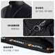NUCKILY Cycling Suit Autumn and Winter Road Cycling Men's Jacket Quick-drying Long-sleeved Top Windproof Warm Pants Set Stars-Black Suit NJ525+NS358 2XL Recommended Weight 80-85kg