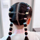 Banzheni rubber band children's high elasticity does not hurt hair colorful rubber band disposable high ponytail thumb hair ring baby headband