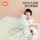 LIANGLIANG (LIANGLIANG) BABY Quilt Hypoallergener Herbst und Winter Kinder Quilt Kindergarten Quilt Nap Nap Newborn 7A Antibakteriell Quilt Four Seasons Regenwaldblau Dünne Baumwolle [40G Frühlings- und Herbst-Quilt] 150*120cm Cover Quilt (geeignet für 0-6 Jahre alt)
