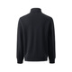 GIOVANNI VALENTINO Autumn and Winter Stand Collar Jacket Men's Casual Wool Business Loose Knitted Jacket Top Black XL