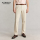 Scofield [Taille élastique cachée] Scofield Men's 25 ans Été Nouveau pantalon simple à patte droite mince simple