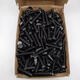 YHGFEE integrated 88-grade black external hexagonal screws GB5783 bolts M5M6M8M10M14M16M20M24M30 5*12 3000 full teeth in a box