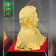 Dihongtang Orange Island Head Chairman Mao Statue Sand Gold Ornament Office Company Wine Frame Youth Chairman Sculpture Bust Gift Orange Island Youth Mao Zedong Large Size