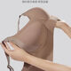 Woodpecker's new adjustable underwear for women with big breasts, lifting and drooping bra, large size seamless steel rims for women, two-piece set, skin color + coffee color, M 60-80Jin Jin is equal to 0.5 kg