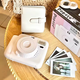 POPOTO instant camera one-time imaging MINI photo paper instant school gift camera commemorative ccd student camera Spring peach powder instant + full accessories + 10 pieces of Fuji mini photo paper