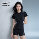 Hongxing Erke (ERKE) swimsuit women's split boxer professional training competitive swimwear slim fit hot spring swimsuit breathable and quick-drying