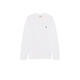 Ralph Lauren pony mark light luxury men's long-sleeved henley sweatshirt White 20 | XXL