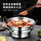 Solid alcohol stove hot pot special pot household hot pot household dry pot outdoor camping stainless steel hot pot pot stainless steel alcohol stove + dry pot + lid_ 26cm