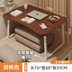 Small craftsman folding bed small table dormitory student study writing computer table bay window lazy desk walnut plane 70