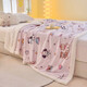 Fantasy A-type three-layer thickened plus fleece milk velvet office nap blanket kindergarten blanket autumn and winter blanket Little Red Riding Hood double-layer thickened high-gram weight milk velvet + lamb's velvet 150*200 single blanket Type A skin-friendly warm can be spread and covered