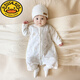 G.DUCKKIDS Spring and Autumn Baby Sleeping Bag Children's Winter Anti-Kick Quilt Warm Pajamas Men and Women Baby Padded Jumpsuit Pure Cotton Nightgown Pastoral Style Warm Thin Cotton Sleeping Bag 100cm