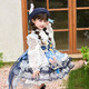 G.duck High-End Lolita Princess Dress Girls Dress Summer Judy Skirt Children's Summer Suspender Puff Skirt Girls Bottoming Shirt + Skirt 130 Recommended 120-130cm7-8 years old cm