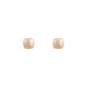 Small sugar cube imitation pearl earrings for women, 2025 new popular earrings, light luxury, high-end, elegant and atmospheric earrings, gold, 1 pair of earrings