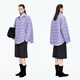 Jiangnan Buyi (JNBY) [Gleiches Modell im Einkaufszentrum] 25 Herbst Neues Produkt Thin Down Jacket Lose A-Typ Lapel Draw String 5p9C12240 520/Violet S