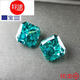 Hanzhu Paraiba cut ice flower loose stone ring neon sapphire unset loose diamond trend 8x8mm