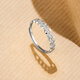 Saturday Fu PT950 Huaguan platinum ring live girl birthday gift PT013152 No. 13, about 1.72g