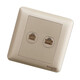 Schneider Changyi series frosted gold telephone information socket A3B52RJ4_5E_WG telephone information socket Changyi frosted gold
