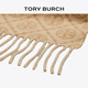 Tory Burch New Year's gift T MONOGRAM sheep wool jacquard scarf TB 164571 camel 250 OS