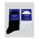 SPIDER KING socks men's mid-calf cotton socks four seasons anti-odor sweat-absorbent breathable long socks men's socks black white black (+ extra pair) 3 pairs one size fits all _(39-45.5)