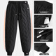 JEEP fleece casual pants for men in winter, three-proof, versatile, waterproof, thick pants, heat-proof, windproof and wear-resistant outdoor sports pants