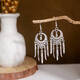 
Eryi national style earrings retro style earrings a few silver jewelry headdresses Miao Bai ethnic group Dali Miao village silver jewelry Miao silver earrings E16864. Color
