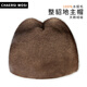 Charles Worth winter full mink fur hat men's mink fur beret ear protection plus velvet middle-aged and elderly gentleman's hat black L (55-56cm)