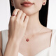 Chow Tai Fook (CHOW TAI FOOK) ENZO Shishi Ruyi 18K gold carnelian topaz necklace for women EZV5559 gift for girlfriend EZV5559