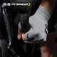 FITTER GEAR Exercise Cycling Gloves for Men Spring and Autumn Light Half Finger Special Road Bike Bicycle Mountain Bike Shock Absorbing Anti-Slip Women's Summer Glacier Gray L (Palm Width 9.3-10.2cm)