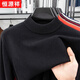 Hengyuanxiang 100% pure woolen sweater for men in winter half turtleneck loose business middle-aged men's inner warm base knitted sweater