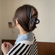 Ye Feili simple and versatile hairpin for the back of the head, shark clip, acrylic gripper, large feminine hair accessory, matte black
