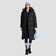 DESCENTE WOMEN S SKI STYLE series women's waterproof long goose down jacket BK-black M (165/84A)