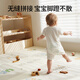 OUYUN baby crawling mat spliced double-sided thickened ixpe formaldehyde-free crawling mat Panda 60*60*2.5 nine pieces