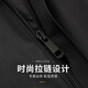 Flying in the snow men's jacket autumn and winter warm plus velvet lining removable hood casual jacket men's black 180