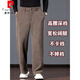 Pierre Cardin 2025 new chenille pants men's spring and autumn sports pants loose straight middle-aged dad pants large size earth card color M