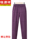Hengyuanxiang Women's Down Pants Winter New Middle-aged and Elderly Thickened Warm Duck Down Pants Mother and Grandma Cotton Pants Liner Purple 3XL 185 130-140Jin Jin is equal to 0.5 kg