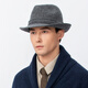 Siggi top hat wool autumn and winter men's British woolen gentleman's hat small top hat warm outdoor jazz hat for father