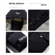 Wassup Sohot trendy brand down jacket men's short winter cotton coat plus cotton thickened warm jacket black XL