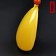 Amber School One thing, one picture, one certificate, beeswax pendant, natural amber pendant, men's and women's necklace, chicken fat yellow, pendant 7.65g 36*28*13mm