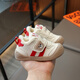 Tyrannis Yangma recommends baby shoes, children's autumn and winter velvet cotton shoes, boys' sports shoes, children's sneakers, girls' soft red 22_inner length 15cm