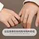 Chinese Jewelry Pure Silver Glossy Couple Ring for Men and Women, Proposal Ring, Plain Ring Gift, Confession Anniversary, Birthday, Girlfriend