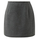 Sancai 2025 new winter woolen skirt A-line skirt short skirt Gray style for women