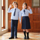 Yinuofang girls skirt mid-length pleated skirt spring and autumn children's graduation performance clothing group uniforms school uniforms