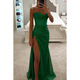 Women's fashionable and sexy European and American temu hot-selling dress long dress banquet evening dress black M