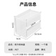 Bingyou bathroom tissue box bathroom toilet transparent punch-free wall-mounted living room storage rack roll paper box paper box