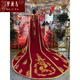 
Menglan Bird Phoenix Crown and Red Chest Wedding Dress Full Wedding Clothes Bride 2025 Chinese Wedding Dress Palace Style Hanfu Clothes Xiuhe Large Tail Feather Drag 3 meters All Size