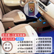 Karcle Wuling Hongguang mini four-door version armrest box Macaron fourth generation special mini miniev car interior decoration modification pure brown wireless flash charging + driver and passenger partition Wuling Hongguang MINIEV/2025 four-door version mechanical handbrake