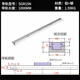 Built-in dual-axis linear guide SGR1015N202535 roller locking slider smooth axis slide rail guide rail width 38 mm SGR15N-1000mm