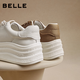 Belle wellige, vielseitige weiße Schuhe für Frauen 2025 Qiuxin Einkaufszentrum gleiche Perlen-Freizeitbrettschuhe E7K1DCM5 Vorverkauf vorverkauf